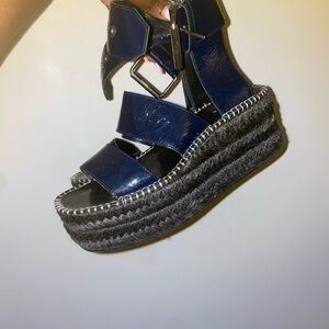 Rag & Bone Blue and Black Platform Shoes